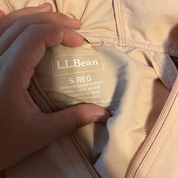 L.L. Bean anorak jacket wind breaker size small - Picture 3 of 5